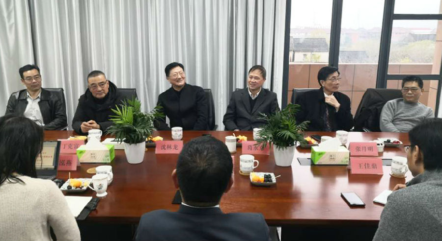 带队调研上海兆盾安全技术有限公司,协会监事长葛永东,副会长丁克富